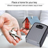 Large Wall Mounted Key Safe Box - 10,000 Combination Lock (Red)