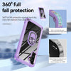 For Samsung Galaxy A56 5G TPU + PC Lens Protection Phone Case with Ring Holder(Purple)