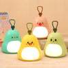 Cartoon LED Portable Night Light USB Rechargeable Plug-in Bedroom Bedside Lamp(Yellow)
