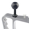 PULUZ 1/4 inch Screw Aluminum Ball Adapter Mount for GoPro, Insta360, DJI and Other Action Cameras, Diameter: 2.5cm(Black)
