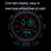 SMAEL 1921 Outdoor Sports Waterproof Men Luminous Time Watch Electronic Watch(Black Blue)