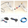 50 PCS Needle Shape Self-adhesive Data Cable Organizer Colorful Bundles 15 x 200mm(Black)