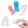 Dog Silicone Finger Toothbrush - White