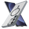 For Samsung Galaxy S25+ 5G Ice Color Magnetic Series TPU Hybrid Acrylic Magsafe Phone Case(Gray)