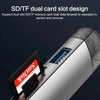 6 in 1 USB3.0, Micro USB, Type-C to SD, TF Card, U Disk Multifunctional Card Reader Adapter(Silver)