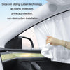 For Tesla Model 3 4pcs Black Car Side Window Privacy Sun Protection Curtain