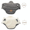 XXL Blue Padded Dog Coat - Winter Warm Cotton Jacket (11-18kg)