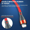 ADC-001 3A USB to 8 Pin Weave Fast Charging Data Cable, Length:1m(Black)