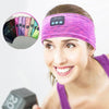 Music Headband Bluetooth Eye Mask Yoga Running Sleep Headphones(Lake Water Blue)