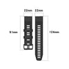 For Garmin Fenix 5 Silicone Watch Band(Black)