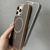 For iPhone 15 Pro Max Pita Series MagSafe TPU + PC Texture Phone Case(Grey)