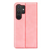 or Samsung Galaxy S25 Ultra 5G Retro-skin Magnetic Suction Leather Phone Case(Pink)