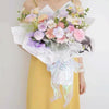 6cm x 9m Blue Symphony Fishtail Yarn Flower Cake Baking Packaging Ribbon Lace Decorative Webbing