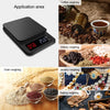 Household Hand-Pushed Coffee Scale USB-Powered Smart Kitchen Scale With Timing, Specification: 10kg/1g