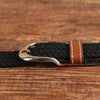 Narrow Version Elastic Canvas Weave Waistband, Length:95 x 2.5cm(C3 Black)