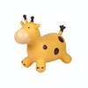 Kids Entertainment Deer Wizard Jumping Horse Rider Baby Outdoor Inflatable Toys(Yellow)