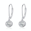 Sterling Silver S925 Earrings Simple Zircon Earrings