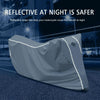 WUPP CS-1410B4 Motorcycle Thickened Oxford Cloth All-inclusive Waterproof Sun-proof Protective Cover, Size:XL(Silver)
