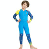 DIVE & SAIL LS-18822 Children Diving Suit Outdoor Sunscreen One-piece Swimsuit, Size: S(Boy Blue)