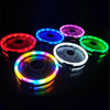 COOLMOON 12cm Dual Aperture Computer Mainframe Chassis Dual Interface Fan(Rainbow)