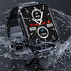 TK11P 1.83 inch IPS Screen IP68 Waterproof Silicone Band Smart Watch, Support Stress Monitoring / ECG (Red)