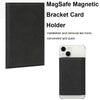 For IPhone 16 / 15 / 14 / 13 Series MagSafe Wallet Three-Fold Card Holder With Stand(Silver)