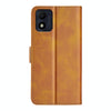 For Alcatel 1B 2022 Dual-side Magnetic Buckle Horizontal Flip Leather Phone Case(Yellow)