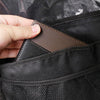Car Seat Back Storage Hanging Bag Tablet Net Bag(Black)