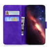 For Asus Zenfone 9 Skin Feel Pure Color Flip Leather Phone Case(Purple)