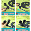 Canoe Paddle Fishing Rod Holder Rail Bracket Kayak Accessories, Specification: 25 Roller Paddle Clamp