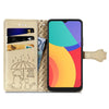 For Alcatel 1S 2021 Lovely Cat and Dog Embossing Pattern Horizontal Flip Leather Case , with Holder & Card Slots & Wallet & Cartoon Clasp & Lanyard(Gold)