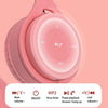 Y08 Hifi Sound Quality Macaron Bluetooth Headset, Supports Calling & TF Card & 3.5mm AUX (Pink)