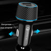 QIAKEY Dual Fast Charging Charger One To Two Cigarette Lighter, Size: TH219 48W(Black)