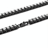 Mens Hip Hop Punk 1 Row Crystal Inlaid Alloy Necklace Chain, Size: 20 inch (Black)