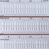 10pairs Of 100pcs/Box Frosted False Nails Artificial Tip, Shape: Medium Oval S