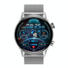 Ochstin 5HK8 Pro 1.36 inch Round Screen Blood Oxygen Blood Pressure Monitoring Bluetooth Smart Watch, Strap:Steel(Silver)