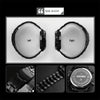 SKMEI 1302 Fashion Men Leisure Wrist Watch Multifunctional Dual-time Sports Digital Watch with Stainless Steel Watchband 30m Waterproof (Silver+Black)