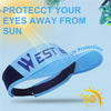WEST BIKING Summer Sunshade Hat Outdoor Riding Empty Top Cap, Size: Free Size(Dark Ash)