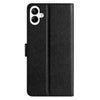 For Samsung Galaxy A06 4G Silk Texture Horizontal Flip Leather Phone Case(Black)