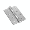 2 PCS Thick Stainless Steel Flat Hinges Home Cabinet Door Hinge, Size: 100x75mm