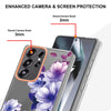 For Samsung Galaxy S25 Ultra 5G Flowers and Plants Series IMD TPU Phone Case(Purple Begonia)