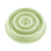 Slow Feeder Dog & Cat Bowl, Green Water Drop Design