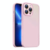 For iPhone 13 Pro Max Nano Semi-transparent Frosted Skin Feel Phone Case(Light Pink)