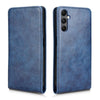 For Samsung Galaxy A05s / M14 4G Magnetic Vertical Flip Leather Phone Case(Blue)