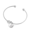 Alloy Letter G Bracelet Snake Chain Charm Bracelets(White)