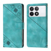 For Xiaomi Redmi K70 / K70 Pro Skin Feel Embossed Leather Phone Case(Green)