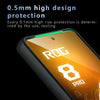 For Asus ROG Phone 8 Armor Precise Hole PC Hybrid TPU Phone Case(Frosted Black)