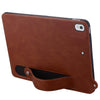 For iPad 10.2 2021 / 2020 / 10.5 2019 TPU Leather Back Tablet Case with Wristband(Brown)