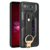 For Asus ROG Phone 6 / ROG6 Wristband Leather Back Phone Case(Black)