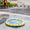Cartoon Pattern Round Inflatable Outdoor Lawn Sprinkler Pad Children Pad, Diameter: 100cm